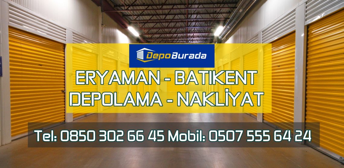 eryaman esya depolama batikent esya deposu depoburada