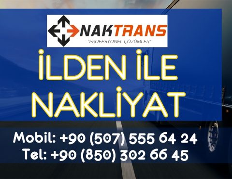 ilden ile nakliyat hizmeti